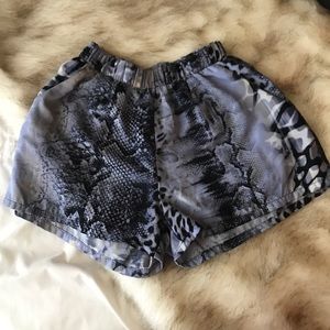 MOD snake skin shorts